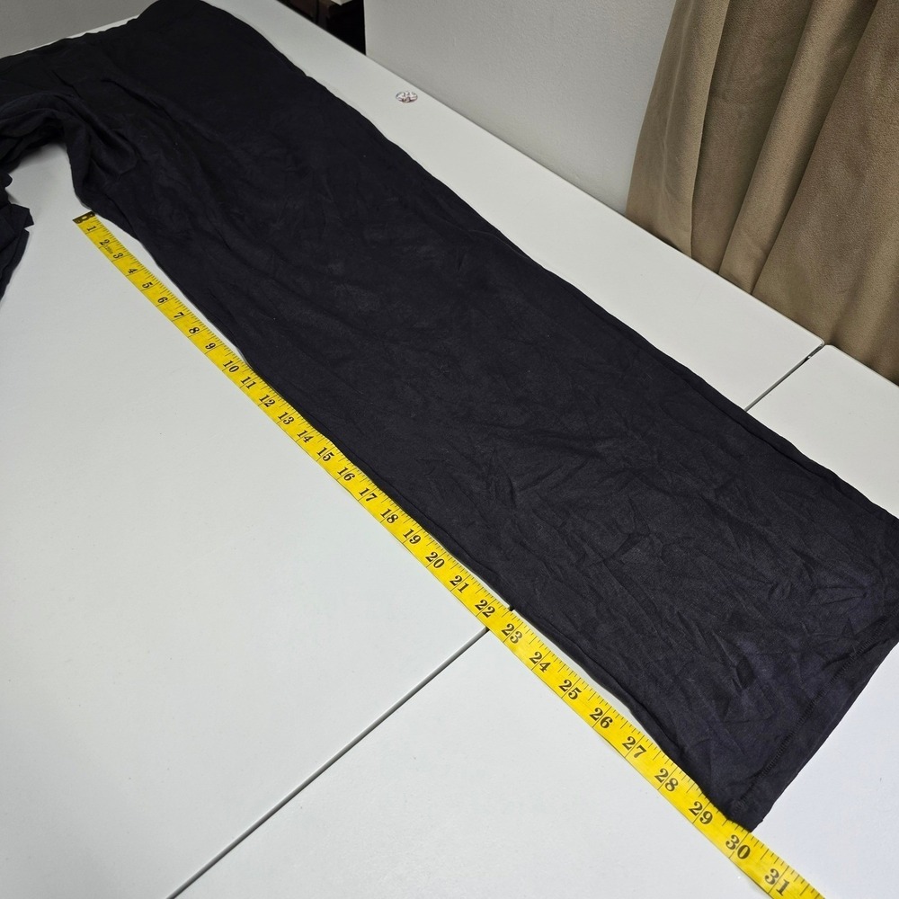 SKIMS Boyfriend Loose Pant Women Size M Onyx Black Modal Cotton Lounge‎ Pajamas - Picture 11 of 13